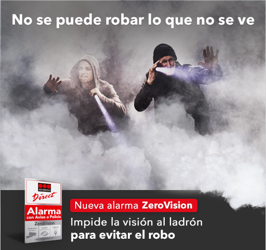 La nueva alarma ZeroVision impide la visi�n al ladr�n para evitar el robo